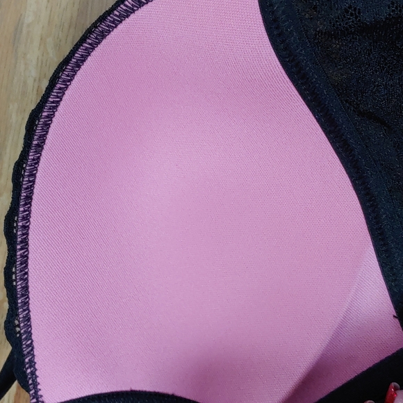 PINK Victoria's Secret Lightly Padded Lace Bralette S - Picture 7 of 12